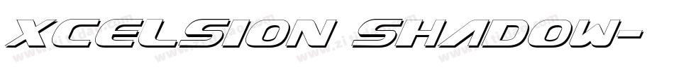 Xcelsion Shadow字体转换